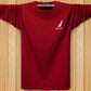 Plus Velvet Youth Long-sleeved Sweater Men's Youth Slim Long Bottoming Sweatshirts