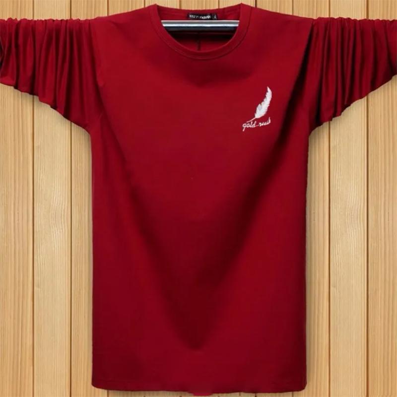Plus Velvet Youth Long-sleeved Sweater Men's Youth Slim Long Bottoming Sweatshirts