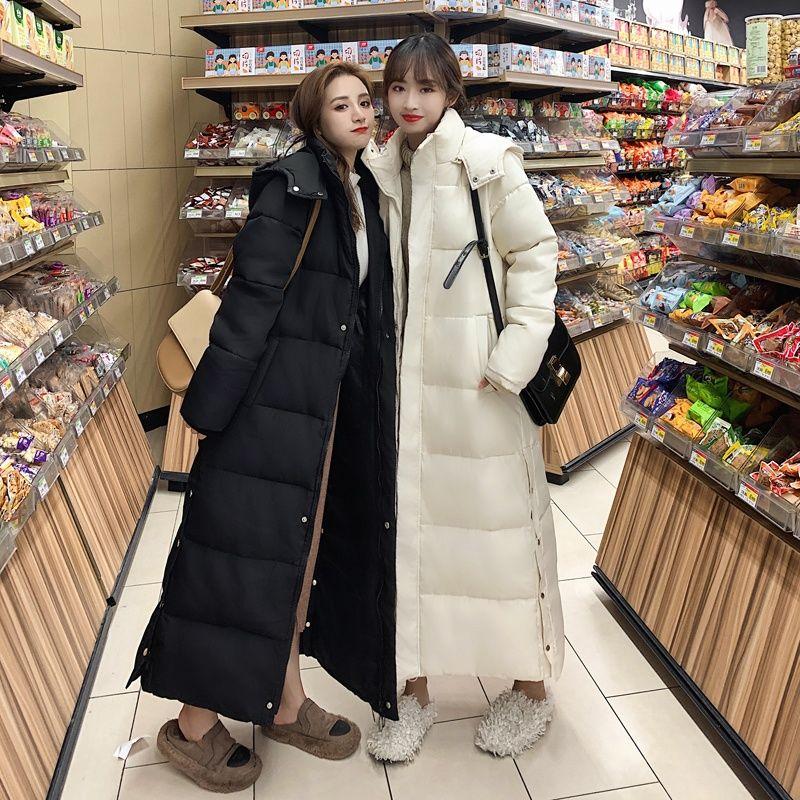 Thick Down Parka Women with Hood Down Jacket Winterr Coat Cultivate Morality Fashion Eiderdown Hoodie with Thick