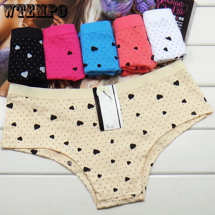 6 Pcs/Lot Briefs Women's panties underwear waist Cotton Lady Mummy Pants