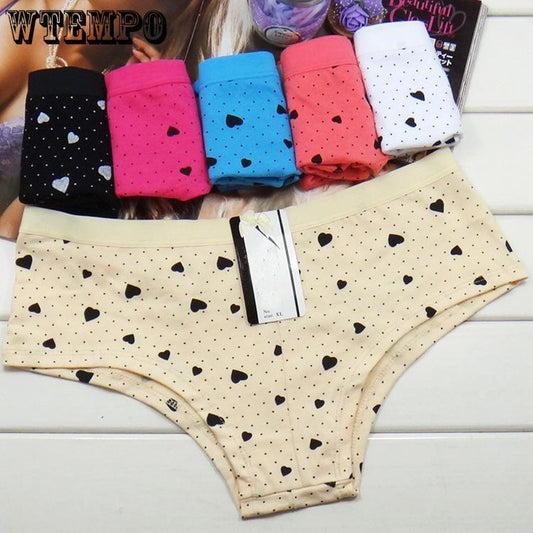 6 Pcs/Lot Briefs Women's panties underwear waist Cotton Lady Mummy Pants