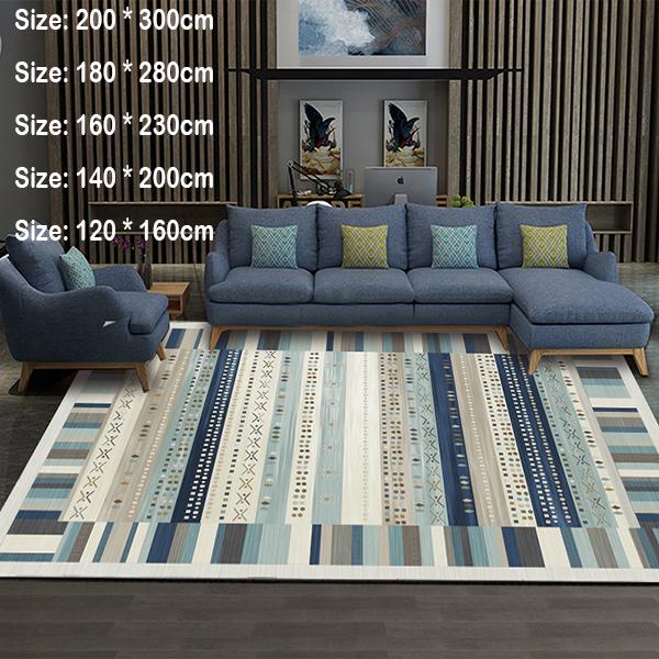 Living room carpet sofa coffee table pad room full bedside home carpet 3D European style carpet