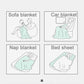 Coral Carpet Child Winter Flannel Blanket Blankets Thick Single-double-bedroom Dorm Quilt Spring and Autumn