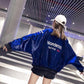 Spring and Autumn Shiny Embroidered Hip-Hop Baseball Uniform Jacket Female Student Korean Version Loose Sportswear Top