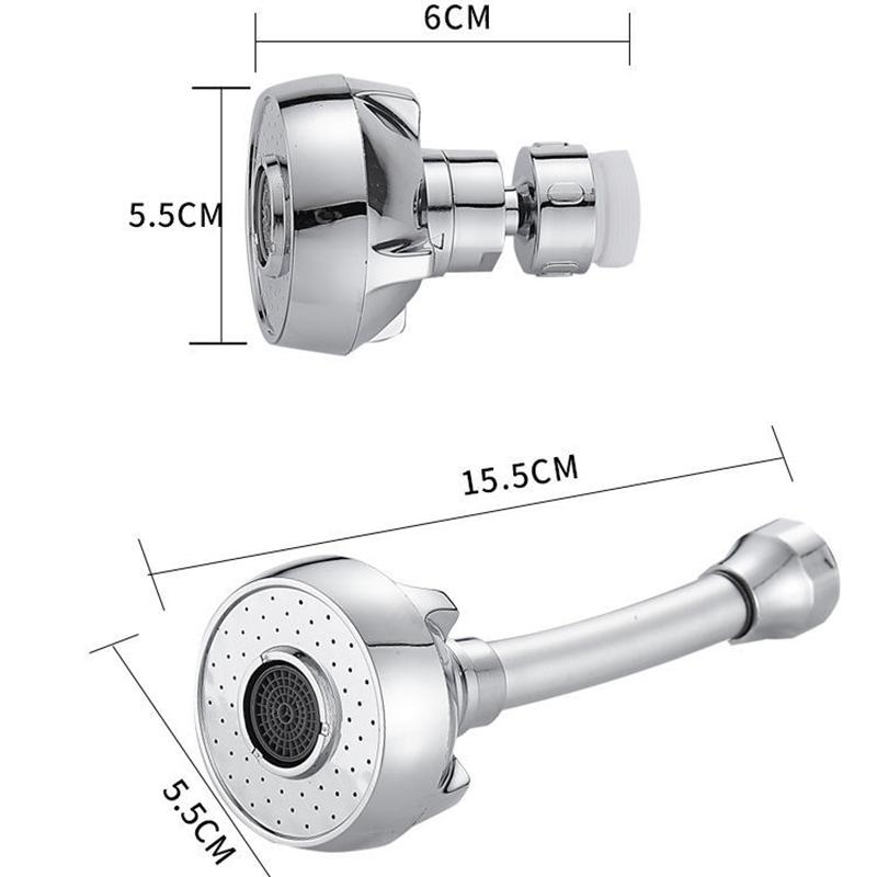 Faucet Pressurized and Splash-proof Shower Nozzle Water Filter Nozzle Can Be Rotated Universal Shower Water Saver Splash-proof Water