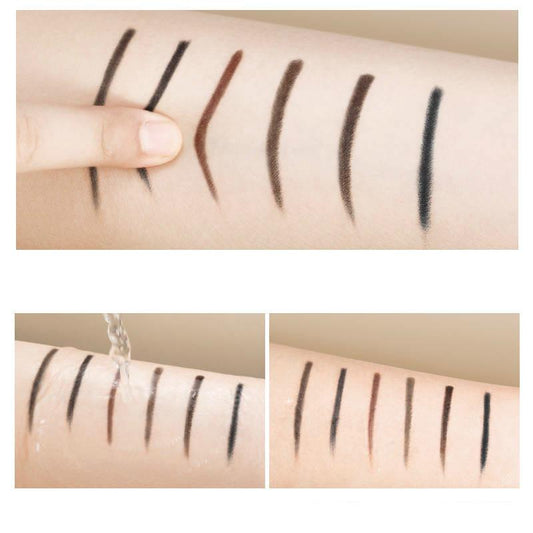Eyeliner female non-marking waterproof pencil-type hard head extremely thin beginner brown inside