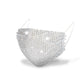 Women's Crystal Rhinestone Decorative Mask Luxury Diamond Face Mask Elastic Adult Masks Rhinestone Mask Steetwear Facial Mouth Mask