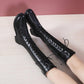 Boots Fall Winter Women's Boots Lace Up Women's Boots High Heel Martin Boots Boots