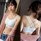 2 pieces no steel ring bra strap wrapped chest yoga student high school girl Korean version