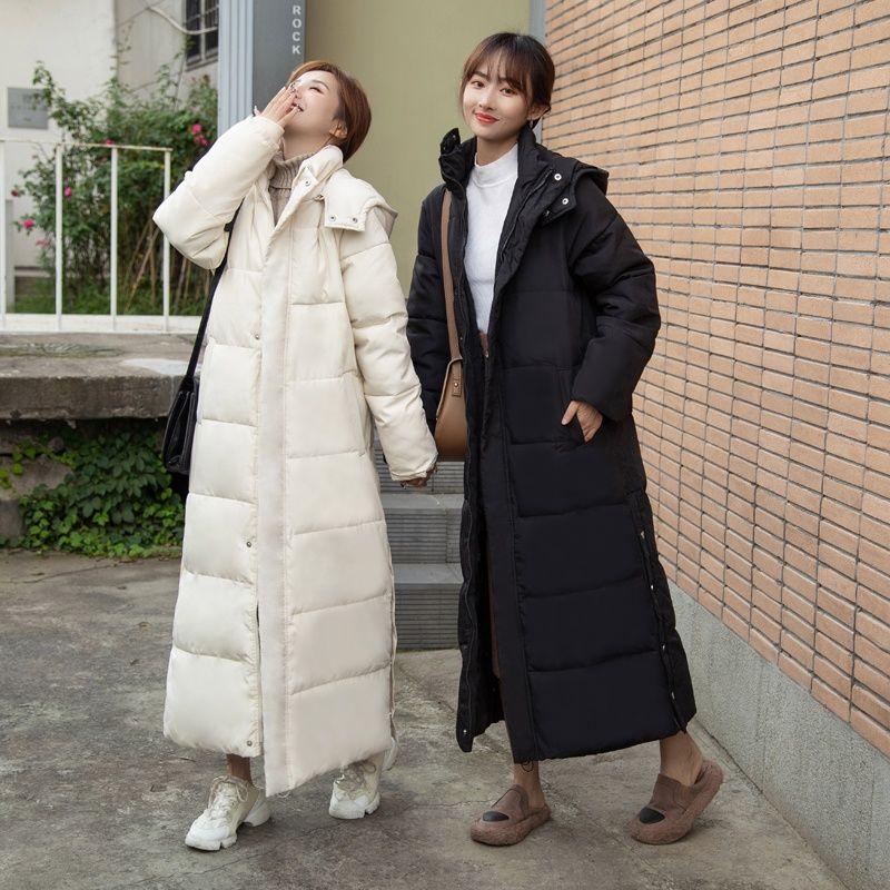 Thick Down Parka Women with Hood Down Jacket Winterr Coat Cultivate Morality Fashion Eiderdown Hoodie with Thick