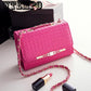 Women's Bag Messenger Bag Fashion Chain Wild Trend Weaving Casual Shopping Package Summer