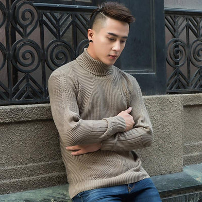 Cotton Sweater Men 2019 Autumn Fashion Long Sleeve Knitted Pullover Men Cashmere Sweater Men Clothes