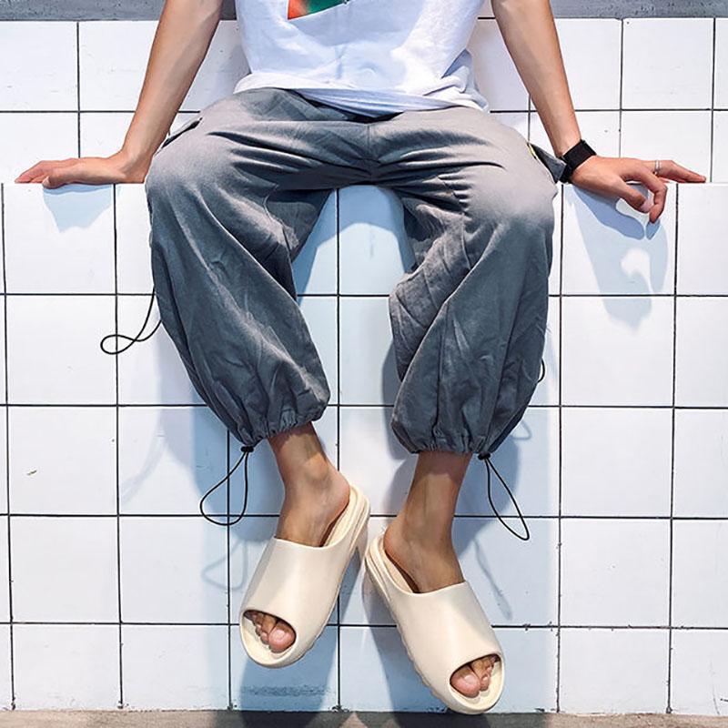 Slippers Women Couples Men's Sandals and Slippers Summer Net Red Ins Outer Wear Home Non-slip Thick Bottom