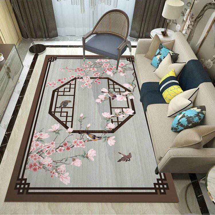 Carpet European American Chinese Style Living Room Sofa Tea Table Bed Big Bedroom Carpet
