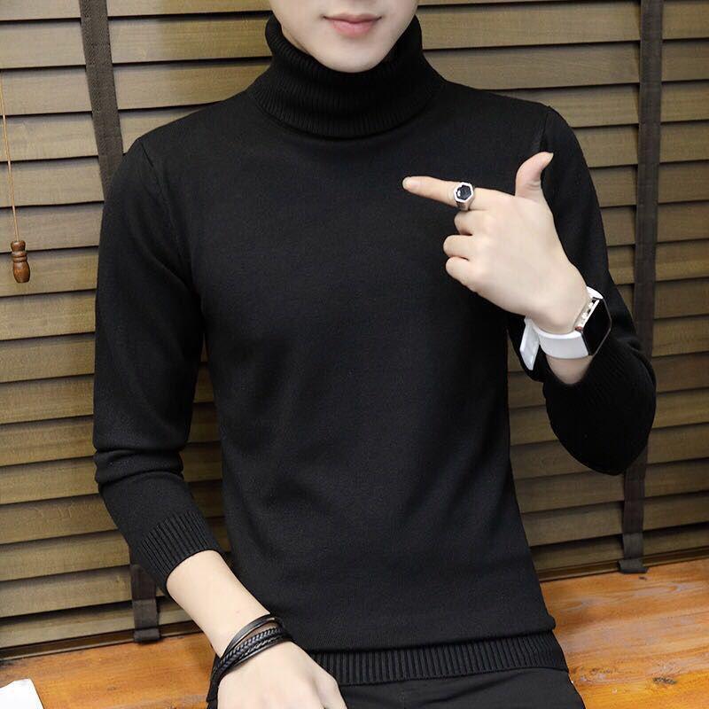 Sweaters Men Winter Warm Turtleneck Sweater Knitted Mens Sweater Casual Slim Pullover Male Pullovers