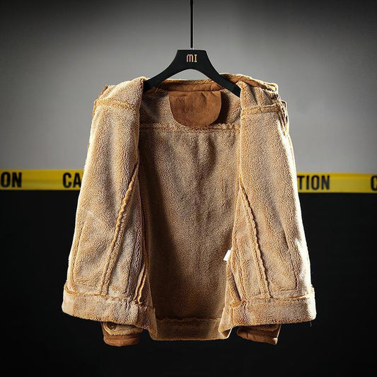 Trend Leisure Men's clothes Winter Medium and long section Cotton clothing Large size Down jacket