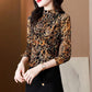 Thin Print Slim Half Turtleneck Letter Top T-shirt Bottoming Shirt Women's Spring and Autumn T-shirt