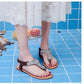 2020 Summer Korean Version of The Flip-flop Sandals Female Flat Bottom Student Casual Fashion Sexy Beach Shoes Fairy Slip