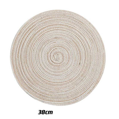 4pcs Nordic Table Insulation Mat Anti-scalding Mat Home Table Mat Table Cloth Mat