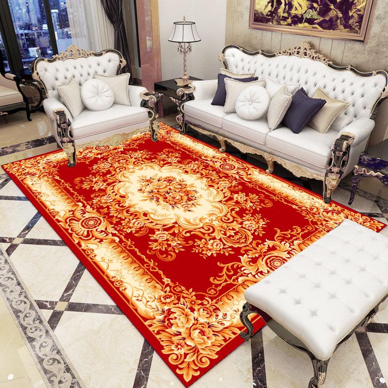 European Carpet Modern Anti-slip Pad Large Area Carpets for Living Room Rug Bedroom Decorate Rugs