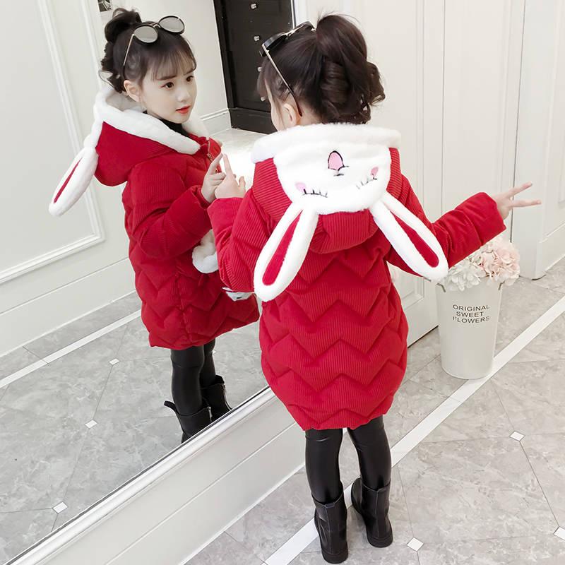 Winter Girls Jackets Boys Coat Hooded Children Parkas Casual Thicken Warm Baby Kid Clothes Outerwear