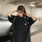 Pure Color Flower Pattern Embroidery Women  Causal  T Shirt Tee Lady Girl Top Hipster Cartoons Style T-Shirts