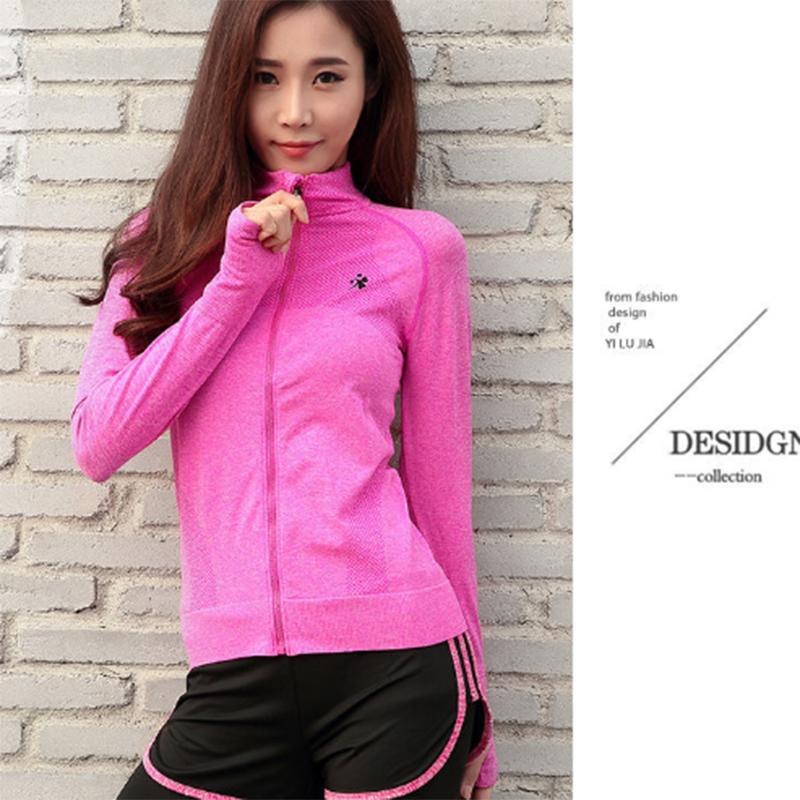 Sportswear Suit Female Fitness Jacket Female Trendy Ins Autumn and Winter Sports Zipper Tight Student Yoga Suit Female