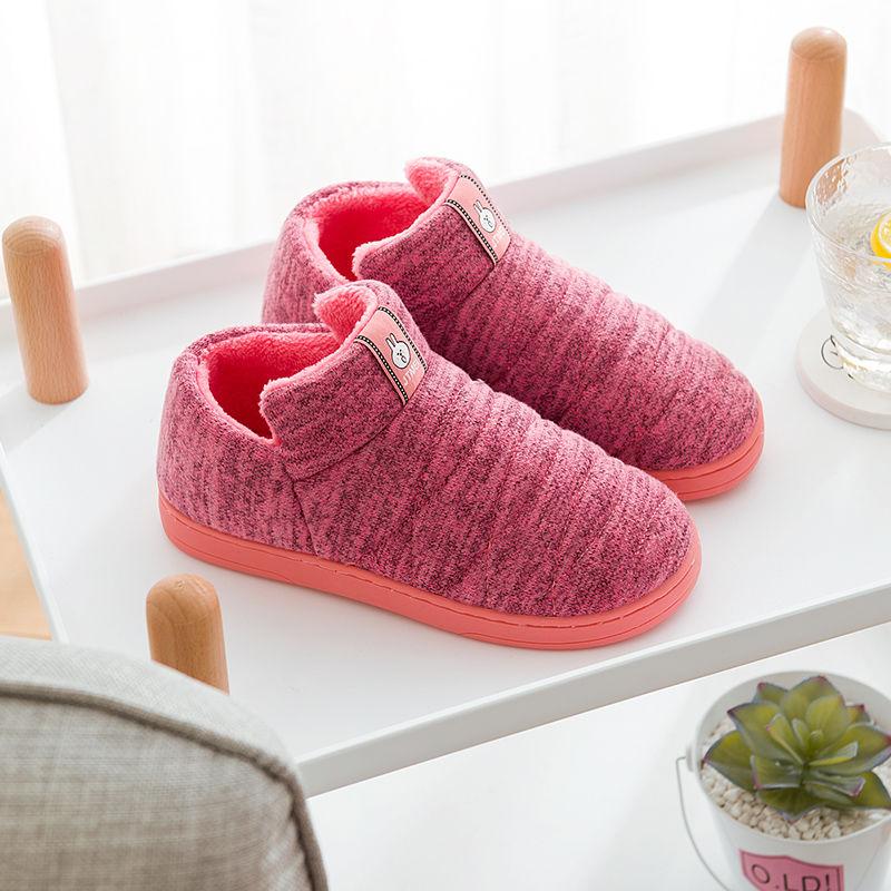 Winter Women's Slippers Home Women's Slippers Non-slip Soles Plush Slippers Indoor Cute Plush Slippers Soft Shoes