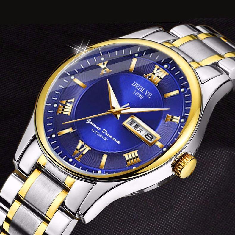 Fashion Luxury Brand Watches Men's Mechanical Watches Stainless Steel Male Automatic Date