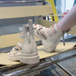 Net Red Women's Spring and Summer Sandals Flip Toe Platform Platform Women's Shoes Back Zipper Roman High Cutout Sandals