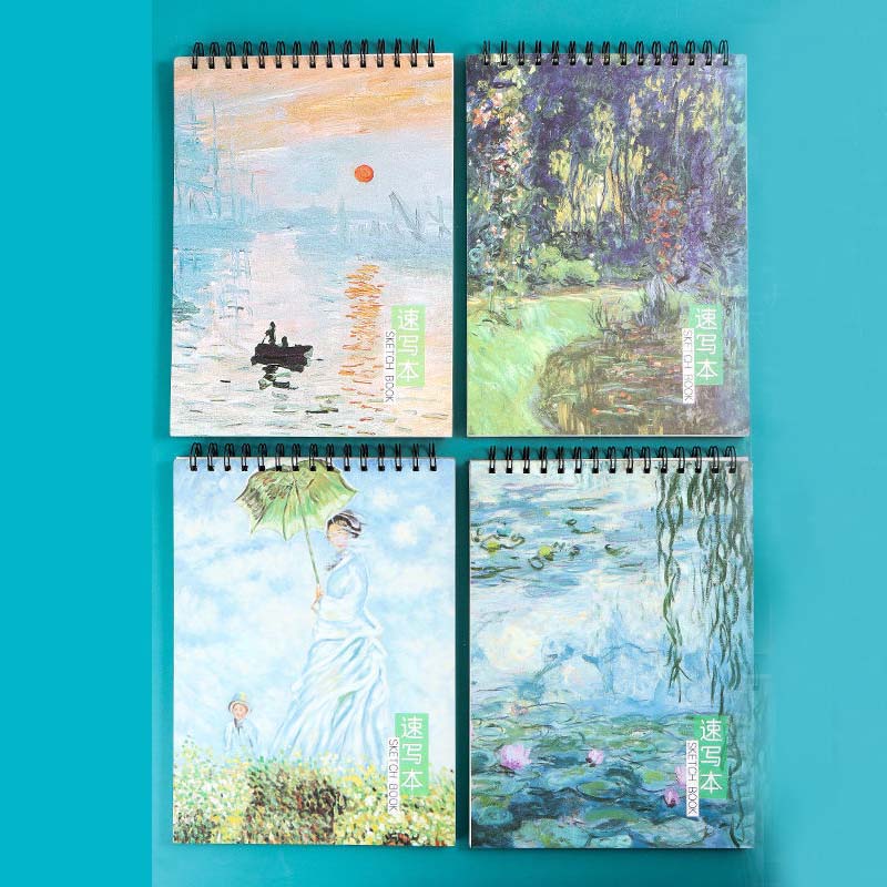 A4 Sketch Sketchbook Thicken Student Art Color Lead Hand-painted Blank Painting Book