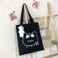 Bag Female Cute Girl Heart Large Capacity Wild Korean Student One-shoulder Portable Canvas Bag
