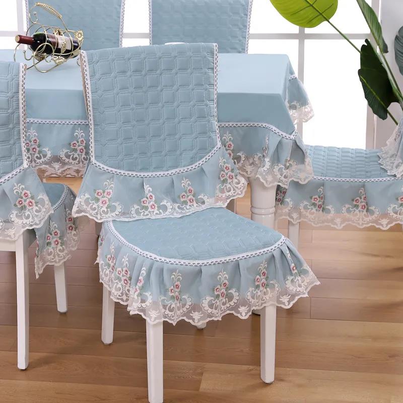 Chair Cover Seat Four Seasons General Non-slip Thickening Household European Style Stool Cushion Stitching Detachable Chair Cover