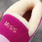 Autumn and Winter Pure Cotton Slippers Indoor Non-slip Soft-soled Shoes Warm Simple Plush Cotton Shoes