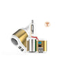Gold/Silver Car Charger 3-in-1 Fast Charge Adapter Cigarette Lighter Head Power Adapter