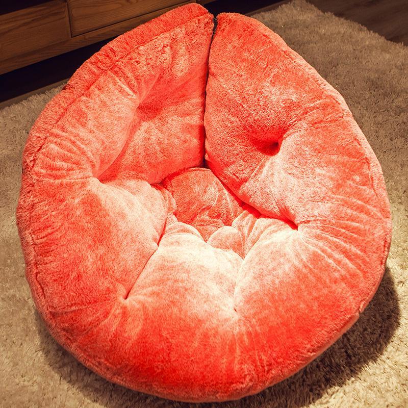 Ergonomics Multifunction Plush Sofa Single Child Chair Baby Sleeping Bed Bedroom Balcony Patio Tatami Living Room Furniture