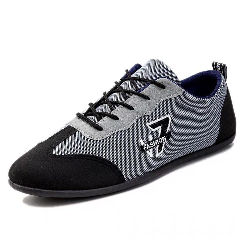 Spring Korean Peas Shoes Breathable and Comfortable Canvas Men's Casual Shoes