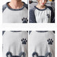 Cartoon Bear Couple Pajamas Suit Men Home Clothes Tops and Pants Ladies Winter Cashmere Warm Homewear